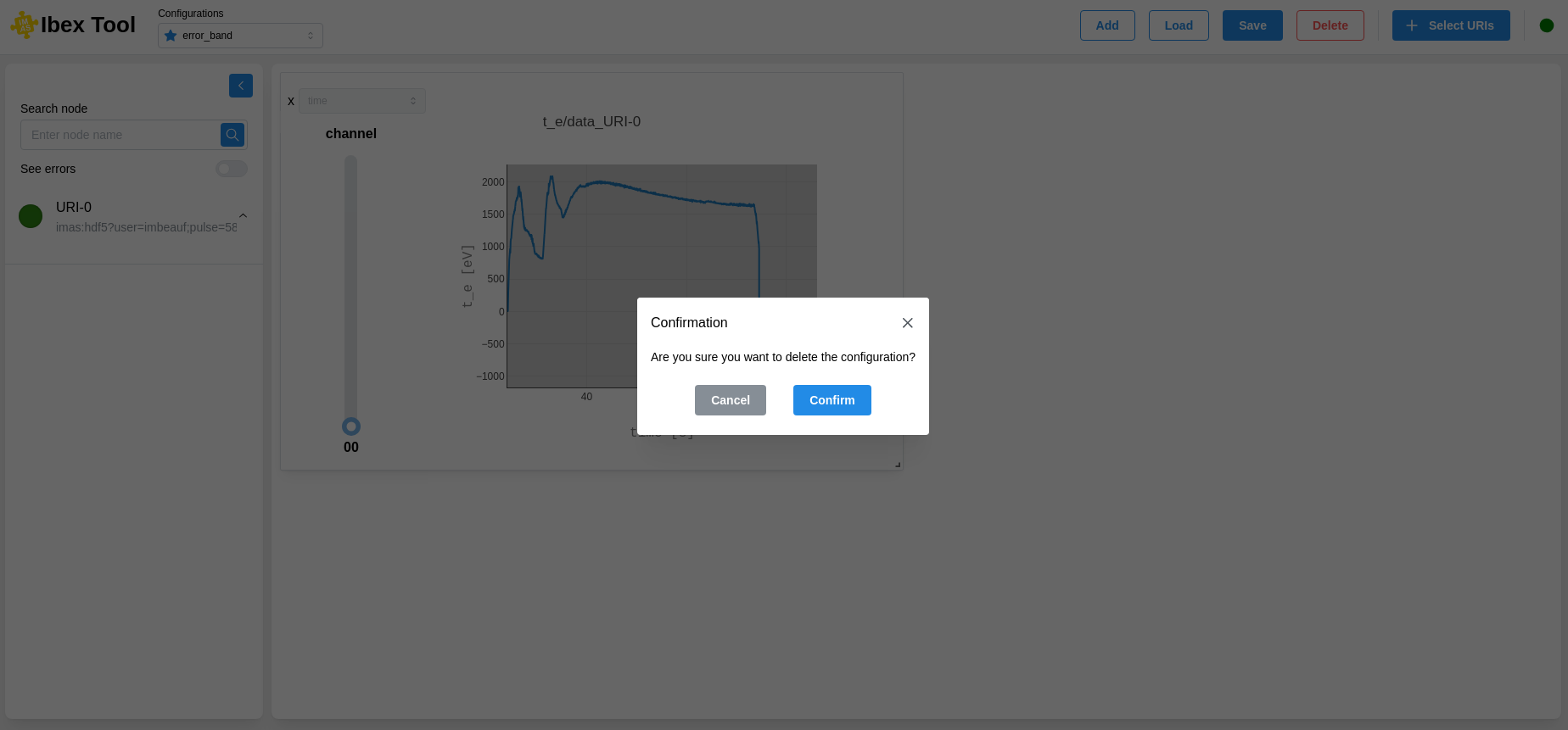 Delete configuration
